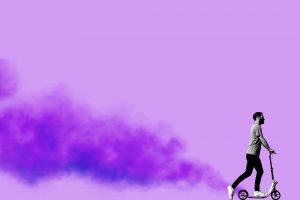 اسکوتر برقی دودزا